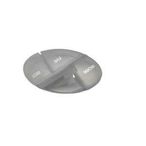 Organisateur de pilules en plastique, distributeur de médicaments hebdomadaire, boîte de 7 jours, 28 compartiments, étuis de rangement pour la maison, vente en gros directe d'usine - Product Image 4