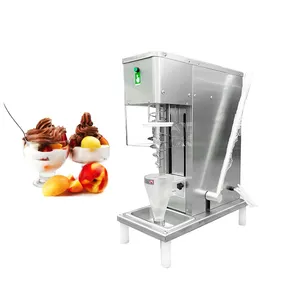 Commercial fruit ice cream mixer churning ice cream machine blender