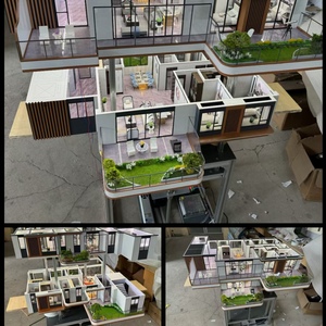 यूजी लघु यूरोपीय फर्नीचर किट एब्स प्लास्टिक विला आधुनिक डिजाइन 3 डी मॉडल 1:25/1:20 पैमाने - Product Image 6