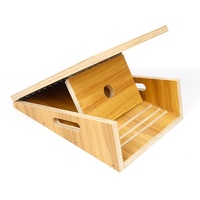Conception de surface antidérapante poignée latérale supplémentaire civière de mollet portabilité réglable Squat Wedge incliné en bois planche inclinée