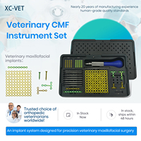 Ensemble d'instruments vétérinaires CMF, kit de chirurgie orale-maxillo-faciale professionnel de qualité supérieure pour instruments de chirurgie orthopédique pour animaux de compagnie
