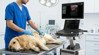 Équipement médical vétérinaire OSCAT, scanner d'échographie vétérinaire numérique complet avec imagerie THI Power Doppler PW CW pour clinique vétérinaire