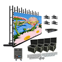 Schlüsselfertige Lösung 13x10ft Miet-LED-Bildschirm für Konzertbühnen Innen und Außen 500x500mm LED-Panel