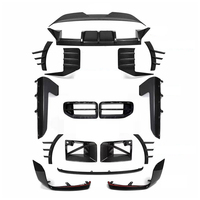 Grilles de ventilation avant en fibre de carbone préimprégnée personnalisées pour BMW G87 M2, garnitures de calandre en maille pour pare-chocs avant en carbone avec aérateurs de phares antibrouillard