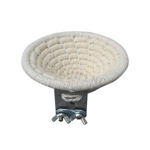 Gsf 2024 Nieuw Ontwerp Hennep Katoenen Touw Vogelnest Rvs Hangende Slot Duif Papegaai Kanariehuis - Product Image 4