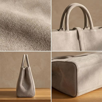 Fabricant de marques privées, élégant sac à main en daim pour femmes, sac professionnel pour le bureau et les voyages, grande capacité, sac pour ordinateur portable