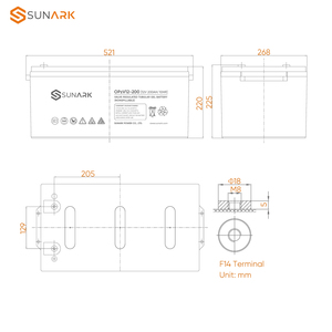 SunArk Batterie tubulaire opzs 48V 200Ah à cycle profond au <span class=keywords><strong>meilleur</strong></span> <span class=keywords><strong>prix</strong></span> - Product Image 2