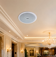 Haut-parleurs de plafond passifs 6 pouces 3/6W 100V pour systèmes de sonorisation
