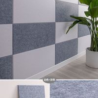 Panneaux Acoustiques Les Plus Populaires 100 % Fibre de Polyester, Panneaux Muraux Insonorisants en Feutre Auto-Adhésifs