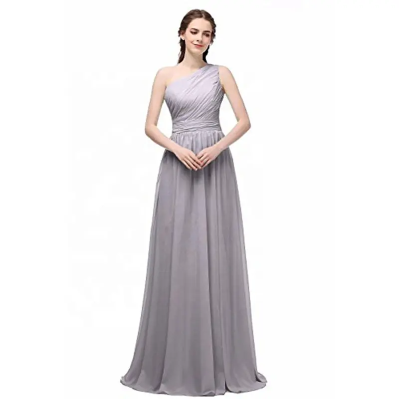 Women Formal Evening Dresses Multiple Style Floor Length Chiffon Evening Gowns For Wholesale