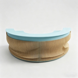 Mesa de Recepción de Madera Personalizada de Fábrica, Diseño a Medida para Decoración Empresarial en Centros de Capacitación Escolares - Product Image 5