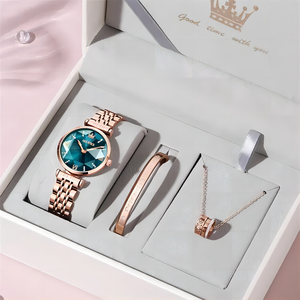<span class=keywords><strong>Montre</strong></span> pour <span class=keywords><strong>femme</strong></span> de haute qualité à bas <span class=keywords><strong>prix</strong></span> d'usine <span class=keywords><strong>montre</strong></span> étanche en acier inoxydable or rose de luxe <span class=keywords><strong>montre</strong></span> élégante pour <span class=keywords><strong>femme</strong></span> boîte cadeau - Product Image 2