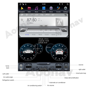 AOONAV Car GPS Video For Nissan <span class=keywords><strong>Juke</strong></span>/Infiniti ESQ 2010+ car GPS Navigation Multimedia Player Adapt air condition car GPS radio - Product Image 5