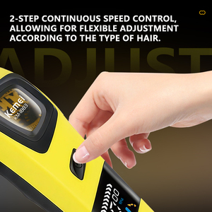 Cortadora de Pelo Inalámbrica KEMEI Km-1883, Eléctrica, 9000 RPM, Cuchilla de Alta Calidad, 2500 mAh, Base de Carga USB, Fábrica de Cortadoras de Pelo - Product Image 6