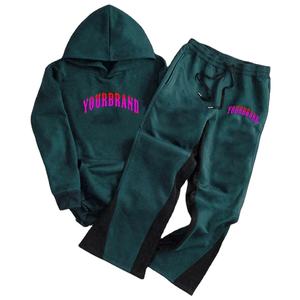 Conjuntos Deportivos Holgados de Alta Calidad para Hombre, Estilo Informal, 100% Algodón, Sudadera con Capucha de Felpa, Trajes Deportivos de Invierno - Product Image 1