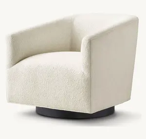 كرسي ذو ذراع دوار إيطالي مودرن طراز خمسينات القرن الماضي كرسي لفندق معيشة اسكندنافي كرسي بذراع متمدد كرسي بحوض كبير كرسي أريكة مفرد مخملي
