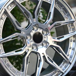 HTOR Jantes en alliage de 16 à 24 pouces 5X112 5X114.3 5X120 Jantes de voiture forgées polies adaptées pour GTR R35 <span class=keywords><strong>Golf</strong></span> GTI C8 Corvette C8 Z06 - Product Image 4