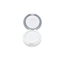 Conteneurs d'ombres à paupières vides étui à fard à lèvres noir brillant poudre Palette de fards à paupières compacte personnalisée avec emballage à fenêtre