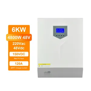 5kw 3kw 3000W 24V 48V Inversor híbrido solar Mpp Inversor solar Inversor híbrido solar 48V con función paralela