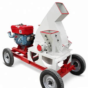 Macchina Trituratrice Diesel per Riciclaggio del Legno, Attrezzatura Industriale per Taglio e Frantumazione di Rami - Product Image 1