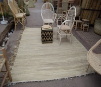 Tapis pliés artisanaux traditionnels en rotin/osier pour la maison, l'hôtel, la salle à manger, la cuisine, la salle de bain et l'appartement