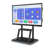 Tableau blanc interactif intelligent 4K UHD 8 Go + 128 Go Octa Core Double OS Android 16 pour l'école, les réunions d'affaires