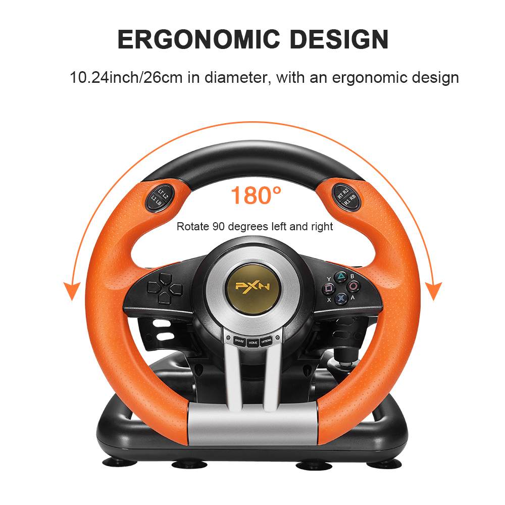 PXN V3 Pro Gaming Steering Wheel - Enhance Your PC/CONSOLES