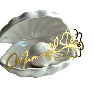 Honey And Sweetness Mum Floral <b>Acrylic</b> Cake Decor Mother's Day Women's Day Cake Decoration Ins Style Plastic Plugin - Product Image 5