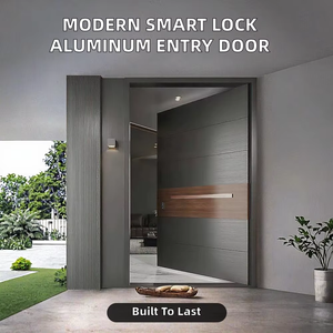 ประตูหน้าบ้านอัจฉริยะทันสมัยจาก American Design House พร้อมระบบล็อคเพื่อความปลอดภัย ผลิตจากอะลูมิเนียม ป้องกันเสียงรบกวน เหมาะสำหรับอพาร์ทเมนท์ โรงแรม และบ้านพักตากอากาศ - Product Image 2