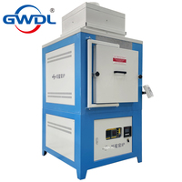 Four à moufle contrôlé par PID 1350°C, boîtier d'admission multi-canaux pour analyse d'oxygène, équipement de chauffage de laboratoire