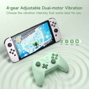 Pengendali game terbaik untuk beralih muda hijau muda warna ungu EasySMX T37 kalibrasi 6 sumbu/bangun/gamepad TURBO - Product Image 3