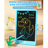 Tablette d'écriture éducative LCD colorée de 10 pouces, effaçable, réutilisable, bloc de dessin électronique en plastique, tableau à gribouiller pour tout-petits, CE