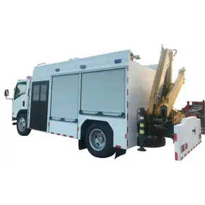 Novos itens promocionais anhui Isuzu caminhão de bombeiros veículo de resgate