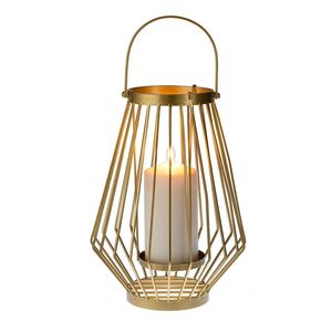 Farol de Metal de Estilo Vintage para Sala de Estar, Chimenea, Decoración de Bodas y Fiestas - Product Image 4