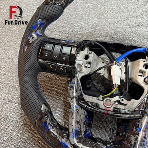 Volante Deportivo de Fibra de Carbono Forjado Azul Toyota CE en Stock para Hilux, Fortuner, Camry, Land Cruiser, Prius, Hiace, Corolla, GR86, <span class=keywords><strong>Vigo</strong></span> - Product Image 3