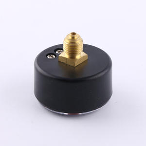 ผู้ผลิตจัดหาเกจวัดความดันแบบกดเข้าตัวเรือนพลาสติกขนาด 50 มม. พร้อมเข็มชี้สีแดงที่ปรับได้ - Product Image 1