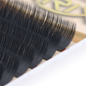 A-RIX 0.15 0.17 0.20 Extensiones de Pestañas Planas de Doble Punta, Color Negro Mate, Disponibles en Múltiples Grosores, Ligeras - Product Image 2