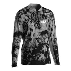 Traje de Pesca de Manga Larga con Sublimación de Peces para Camisetas con Estampado Personalizado, Protección Solar SPF 50, Ropa de Pesca de Secado Rápido - Product Image 3