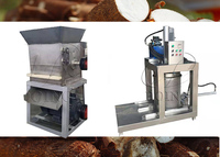 Ghana Cassave Verwerkingsapparatuur voor Garri Productie 5 TPD Garri Verwerkingslijn Gele/Witte Garri Productieapparatuur