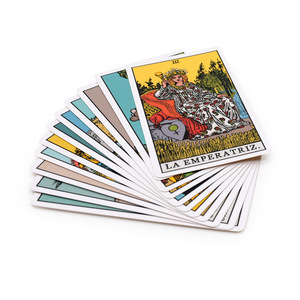 Juego de cartas de tarot clásico Rider Waite, completo con guía para principiantes, esquinas redondeadas ecológicas - Product Image 3