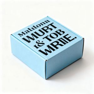 Corrugated Board Shipping Postal Boxes Customizable Private Logo Cardboard Mailer for Cosmetics <b>Folder</b> Type Gift <b>Box</b> - Product Image 3