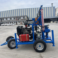 Machine de forage multi-applications à quatre roues pour puits profonds et puits d'irrigation