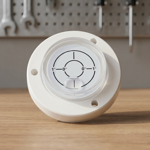 Niveau à bulle de qualité DIY avec base et trous de fixation de 1 1/2 pouce de large pour une mesure de précision - Product Image 3