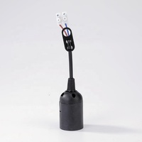 Support de lampe de carte standard européen E27 avec accessoires de lustre terminal avec douille de lampe de ligne