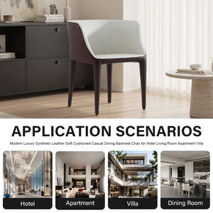 Usine personnalisée vente directe maison minimaliste moderne Restaurant salle à manger chaise hôtel <span class=keywords><strong>Club</strong></span> réception loisirs <span class=keywords><strong>fauteuil</strong></span> - Product Image 3