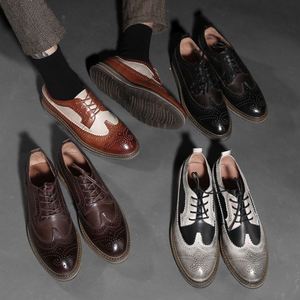 High-end Genuine Leather Men's <b>Shoes</b> Pure Cowhide Upper <b>Height</b> <b>Increasing</b> Anti-slip Breathable Waterproof Casual Soft Sole <b>Shoes</b> - Product Image 1