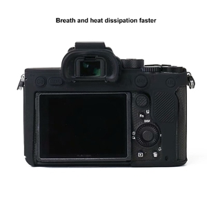 Estuche para Accesorios de Cámara para <span class=keywords><strong>Sony</strong></span> <span class=keywords><strong>A7R4</strong></span>, Funda Protectora de Silicona Suave - Product Image 4