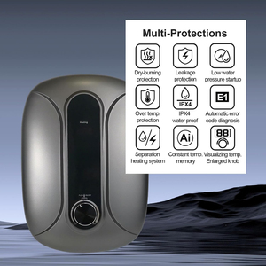 Điểm sử dụng nhiệt tankless Máy nước nóng nhỏ, thiết kế kiểu dáng đẹp, theo yêu cầu điện tức thì máy nước nóng - Product Image 4