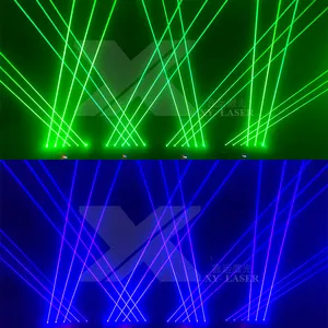 Club Lights Moving Head 6 Beam Single Green Laser Bar For Concert And Stage Performance
