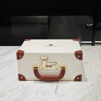 Boîte à bijoux de luxe avec serrure à combinaison pour la confidentialité personnelle, organiseur de rangement pour bagues et colliers